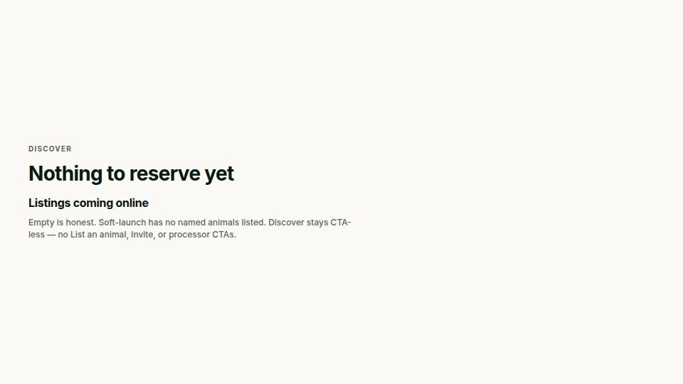 Discover — reserve a share